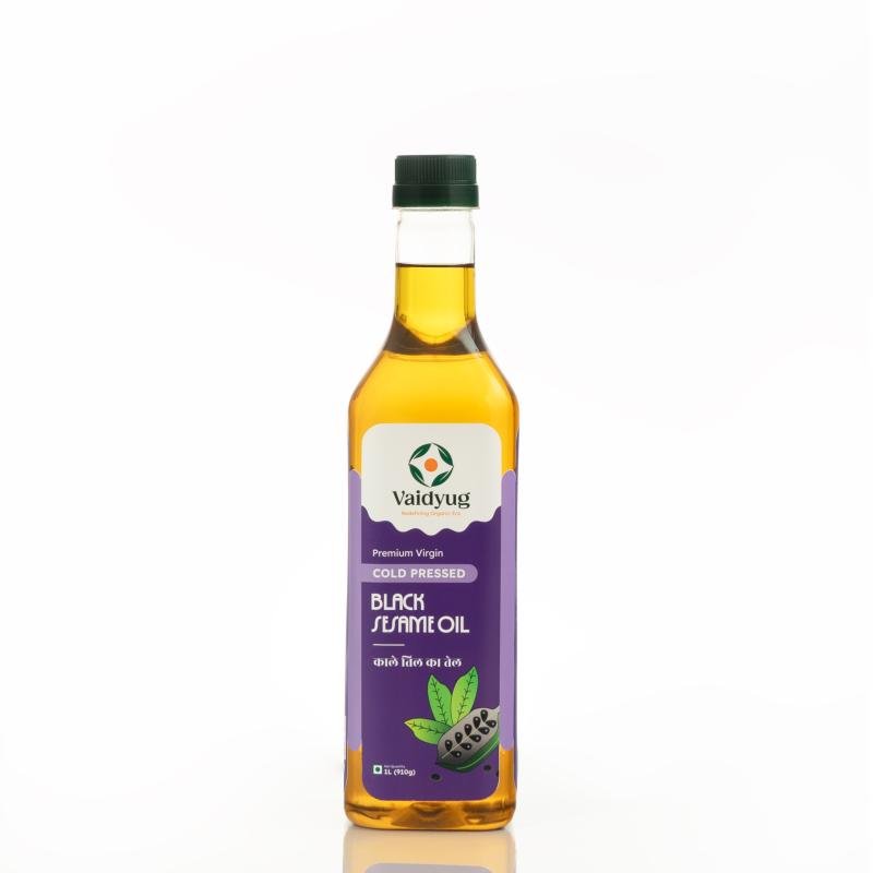 Black Sesame Oil - 500ml, 1000ml Bottle(Plastic, Glass)