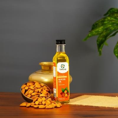 Almond Oil - 250ml, 500ml Bottle(Glass)