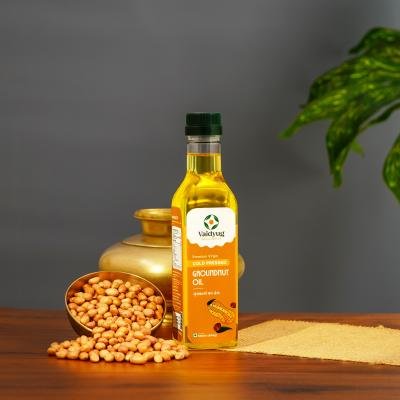 Groundnut oil - 500ml , 1000ml Bottle