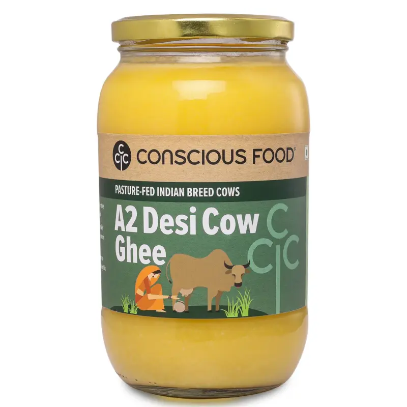 A2 Desi Cow Ghee - 500ml,1000ml Jar